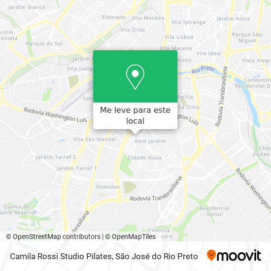 Camila Rossi Studio Pilates mapa