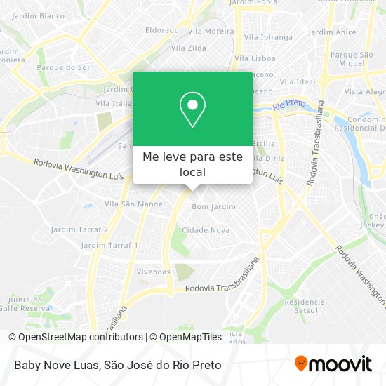 Baby Nove Luas mapa