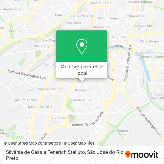 Silvânia de Cássia Fenerich Stelluto mapa