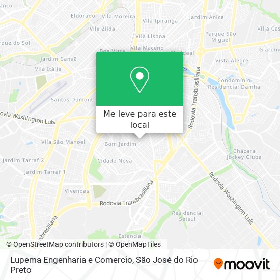 Lupema Engenharia e Comercio mapa