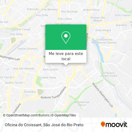 Oficina do Croissant mapa