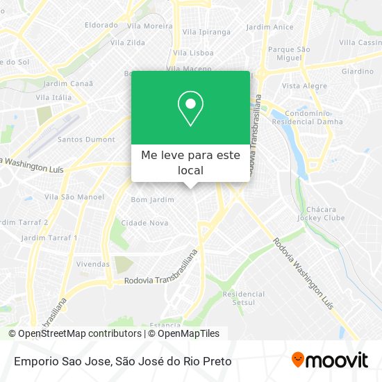 Emporio Sao Jose mapa