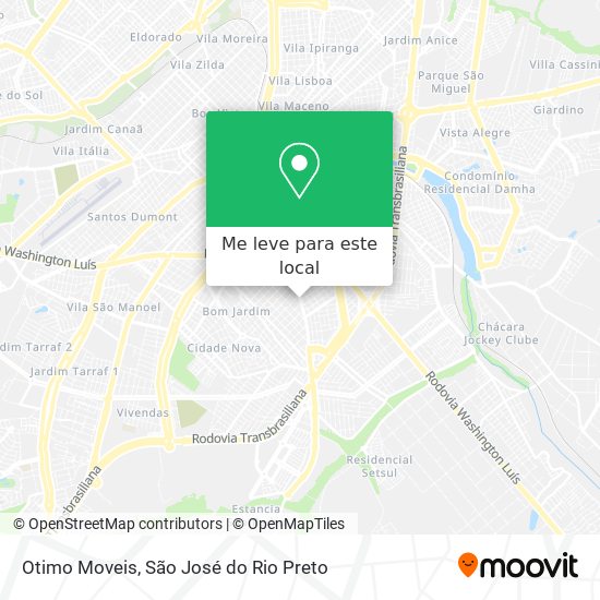 Otimo Moveis mapa