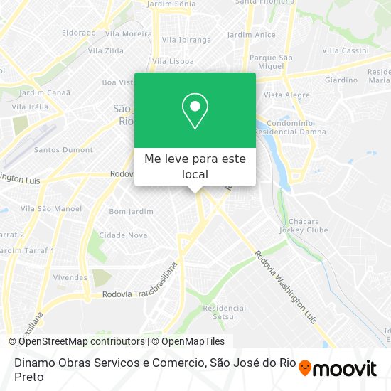 Dinamo Obras Servicos e Comercio mapa