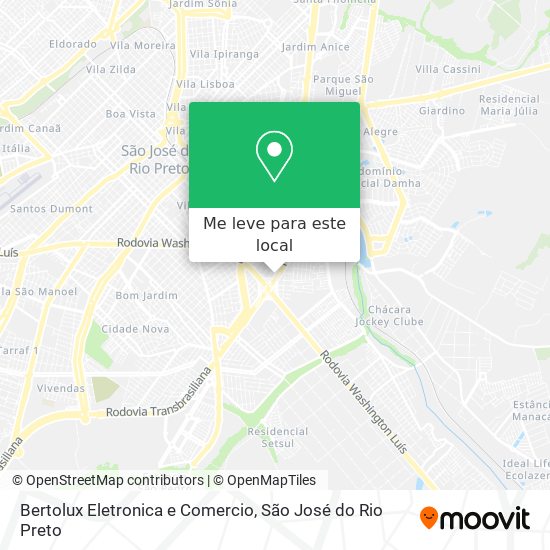 Bertolux Eletronica e Comercio mapa