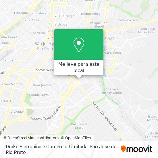Drake Eletronica e Comercio Limitada mapa