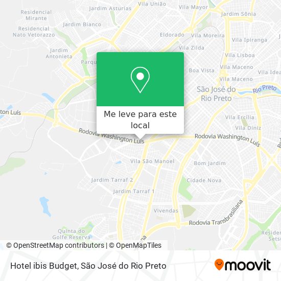 Hotel ibis Budget mapa