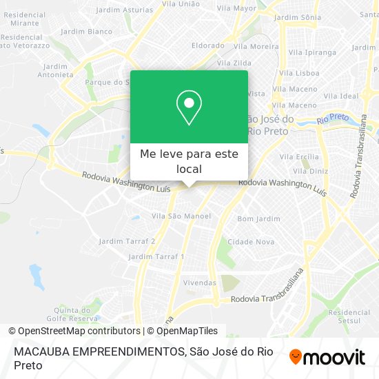 MACAUBA EMPREENDIMENTOS mapa