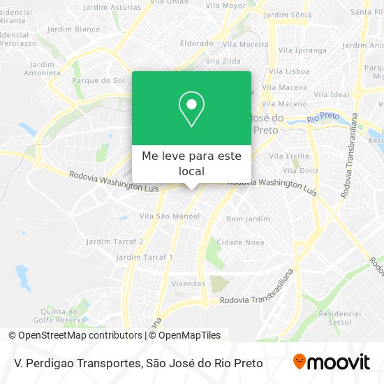 V. Perdigao Transportes mapa