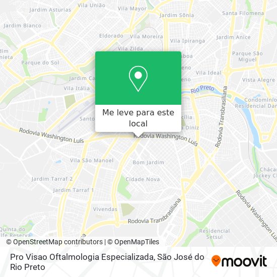 Pro Visao Oftalmologia Especializada mapa