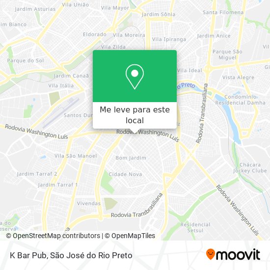 K Bar Pub mapa