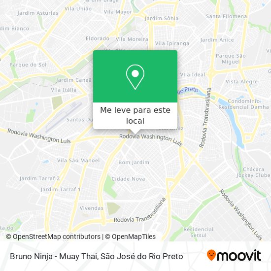 Bruno Ninja - Muay Thai mapa