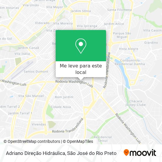 Adriano Direção Hidráulica mapa