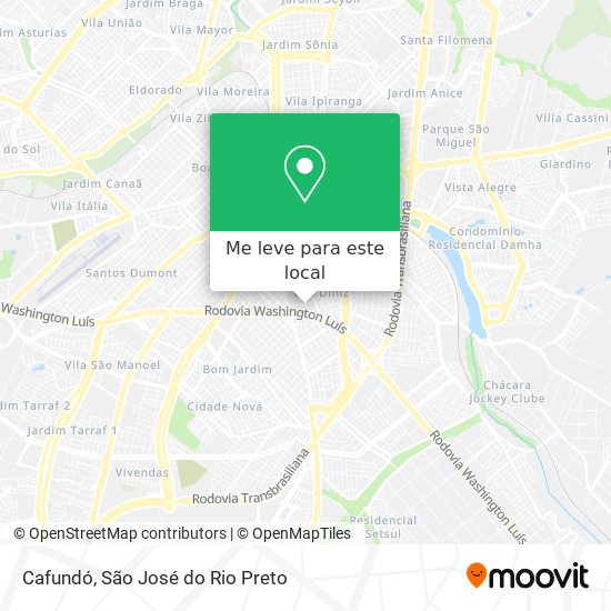 Cafundó mapa