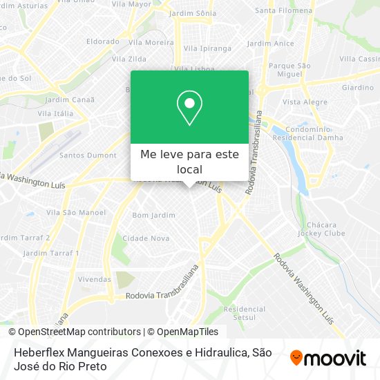 Heberflex Mangueiras Conexoes e Hidraulica mapa