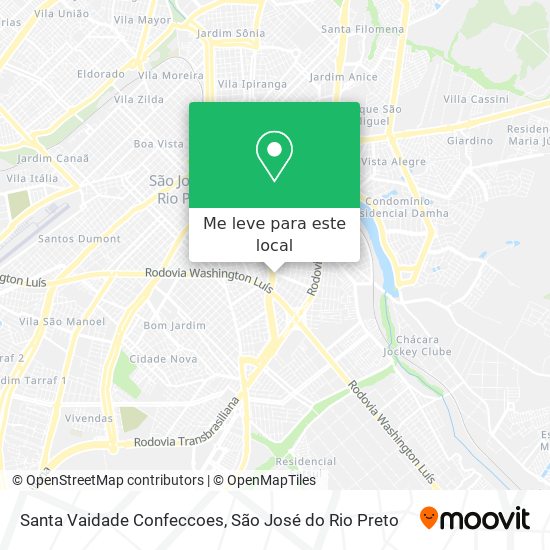 Santa Vaidade Confeccoes mapa