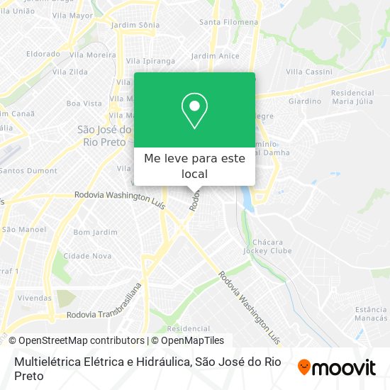 Multielétrica Elétrica e Hidráulica mapa