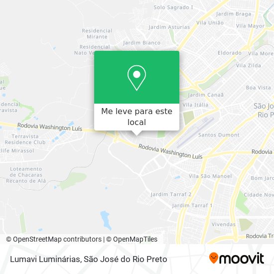 Lumavi Luminárias mapa