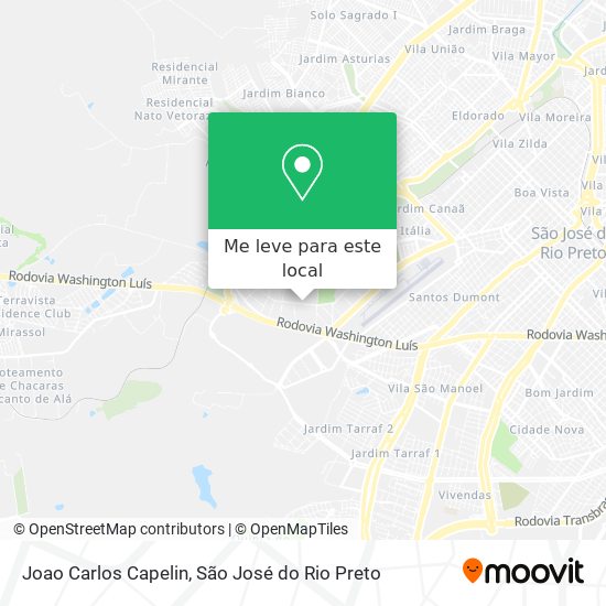 Joao Carlos Capelin mapa