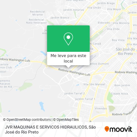 JVR MAQUINAS E SERVICOS HIDRAULICOS mapa