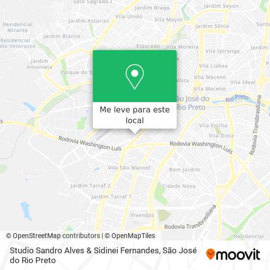 Studio Sandro Alves & Sidinei Fernandes mapa