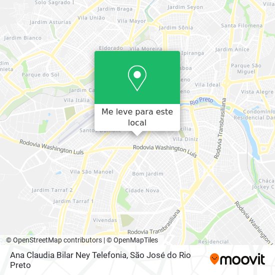 Ana Claudia Bilar Ney Telefonia mapa