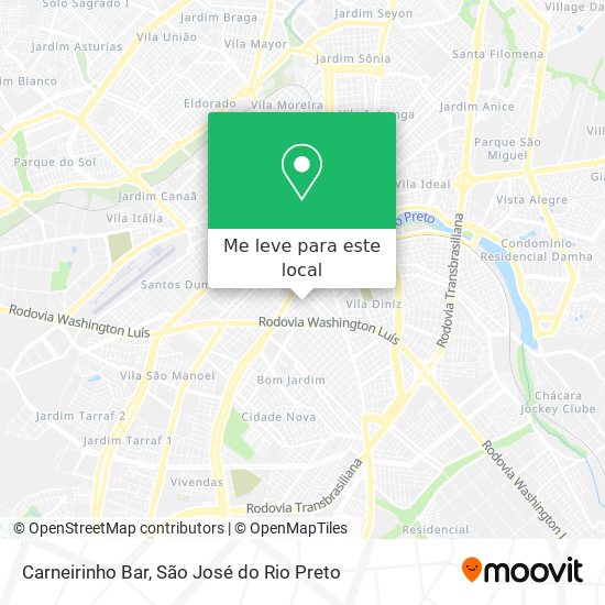 Carneirinho Bar mapa