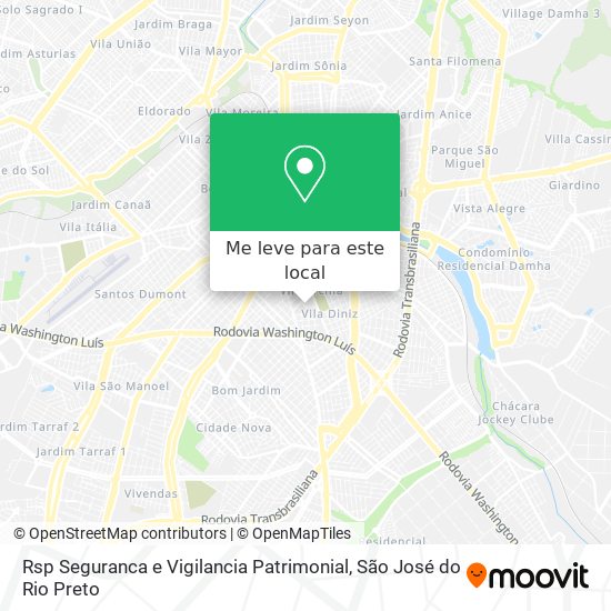 Rsp Seguranca e Vigilancia Patrimonial mapa
