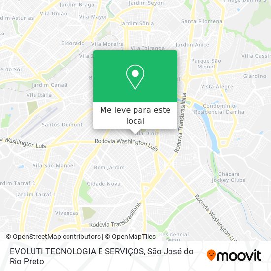 EVOLUTI TECNOLOGIA E SERVIÇOS mapa