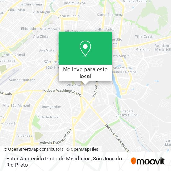 Ester Aparecida Pinto de Mendonca mapa