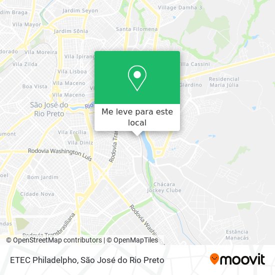 ETEC Philadelpho mapa