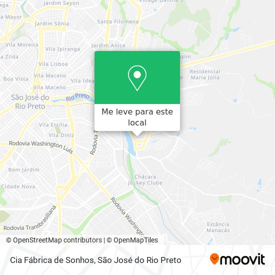 Cia Fábrica de Sonhos mapa