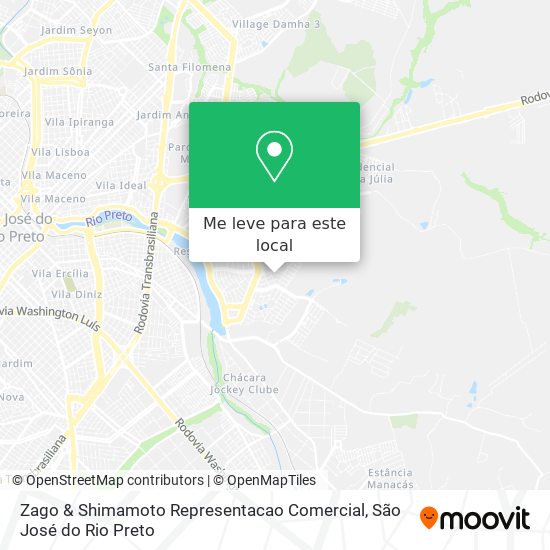 Zago & Shimamoto Representacao Comercial mapa