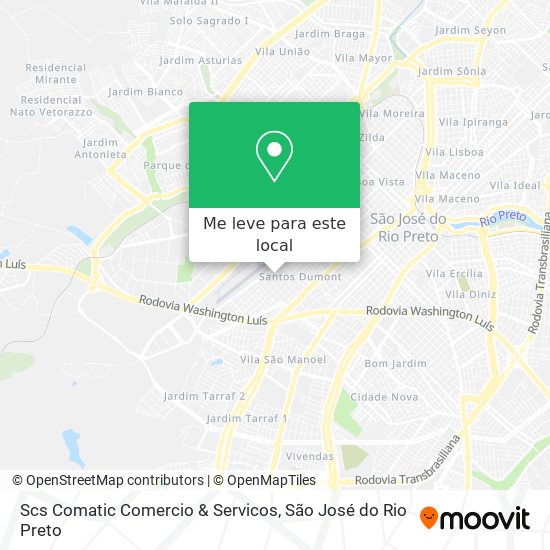 Scs Comatic Comercio & Servicos mapa