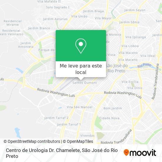 Centro de Urologia Dr. Chamelete mapa
