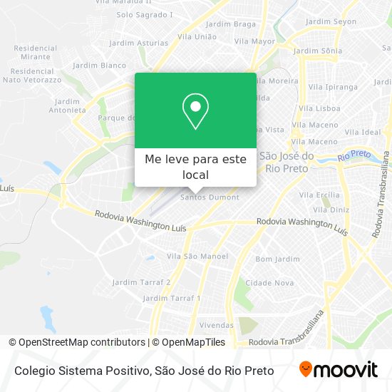 Colegio Sistema Positivo mapa