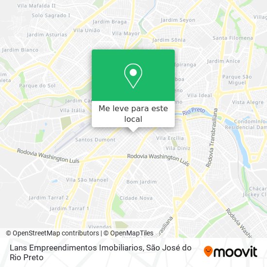 Lans Empreendimentos Imobiliarios mapa