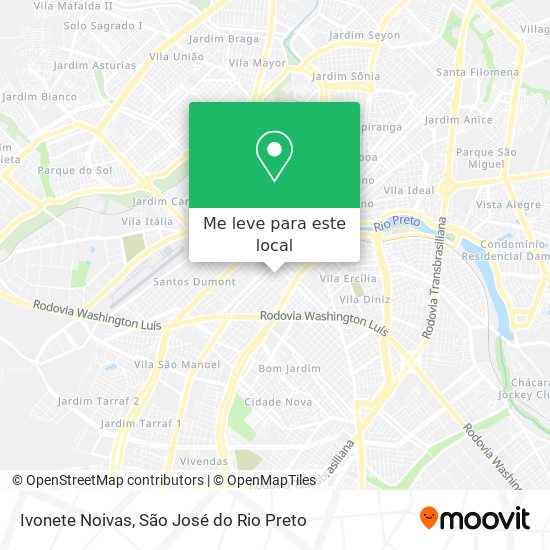 Ivonete Noivas mapa