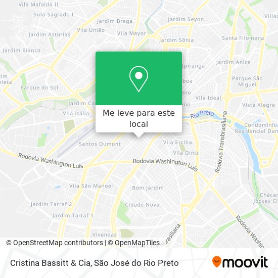 Cristina Bassitt & Cia mapa