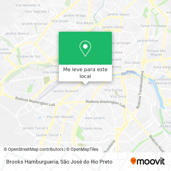 Brooks Hamburgueria mapa