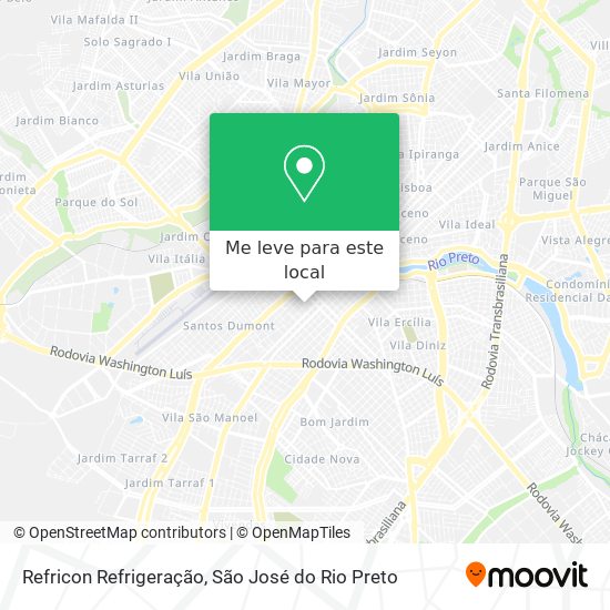 Refricon Refrigeração mapa