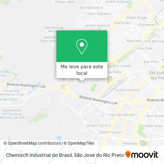 Chemisch Industrial do Brasil mapa