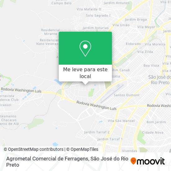 Agrometal Comercial de Ferragens mapa