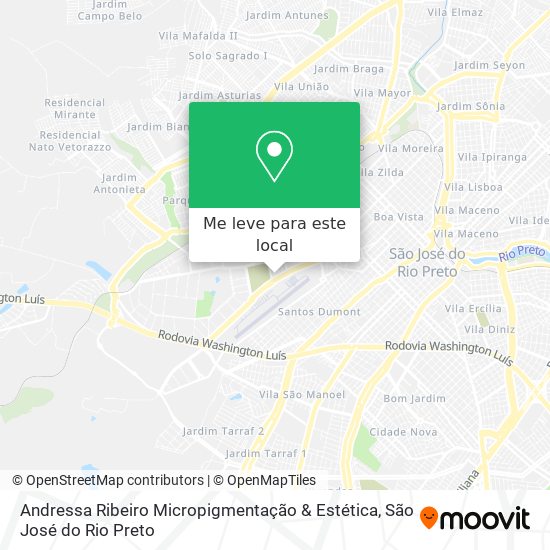 Andressa Ribeiro Micropigmentação & Estética mapa