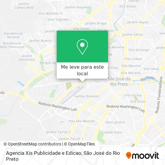 Agencia Xis Publicidade e Edicao mapa