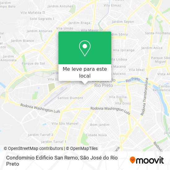 Condomínio Edificio San Remo mapa
