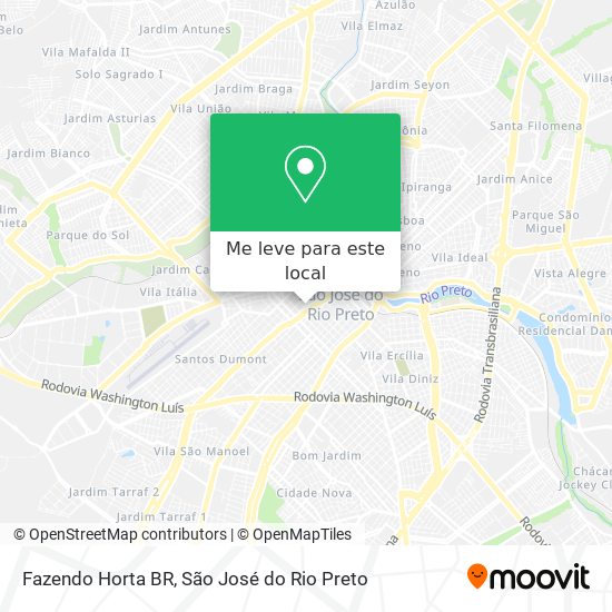 Fazendo Horta BR mapa