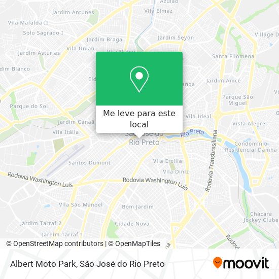 Albert Moto Park mapa