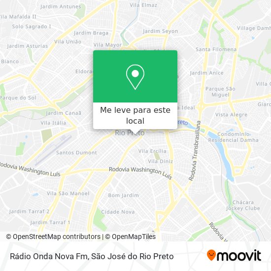 Rádio Onda Nova Fm mapa