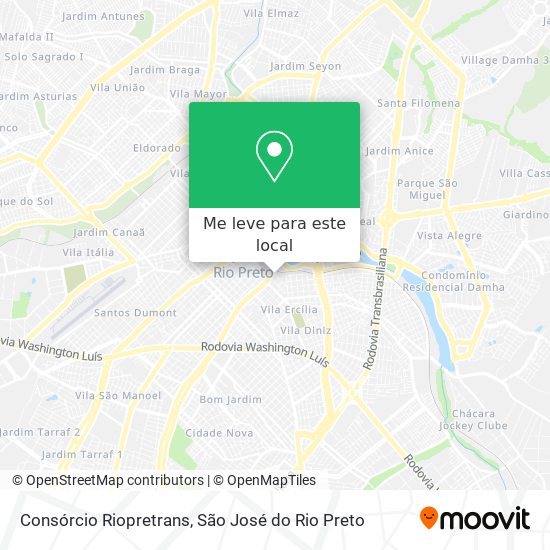 Consórcio Riopretrans mapa